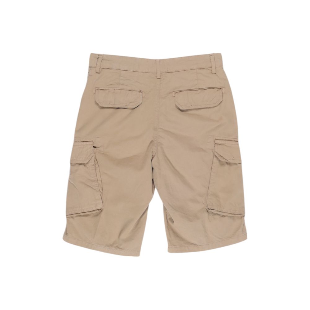 Lyle & Scott Beige Cotton Bermuda Shorts