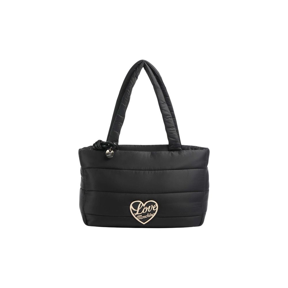 Sac à main Love Moschino en nylon noir