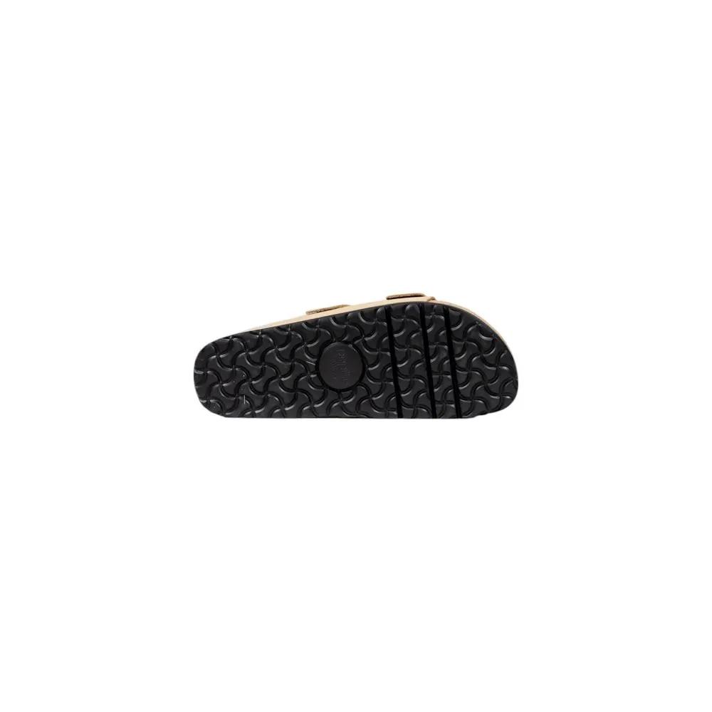 Birkenstock Beige Synthetic Platform Sandals