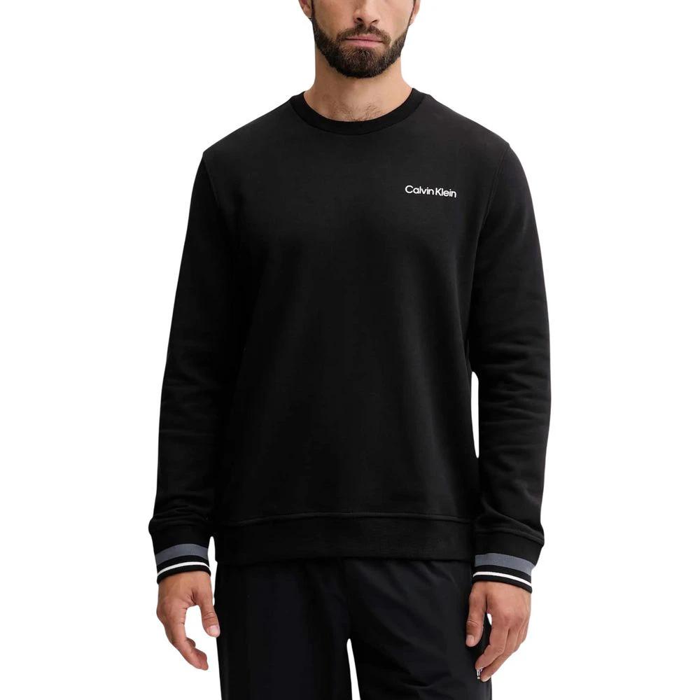 Sweat-shirt noir en coton Calvin Klein Sport