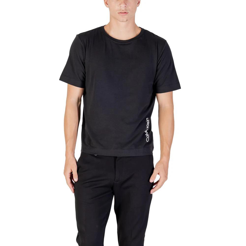 Calvin Klein Sport Black Cotton T-Shirt Calvin Klein Sport