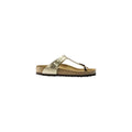 Birkenstock Gold Synthetic Flat Sandals Birkenstock