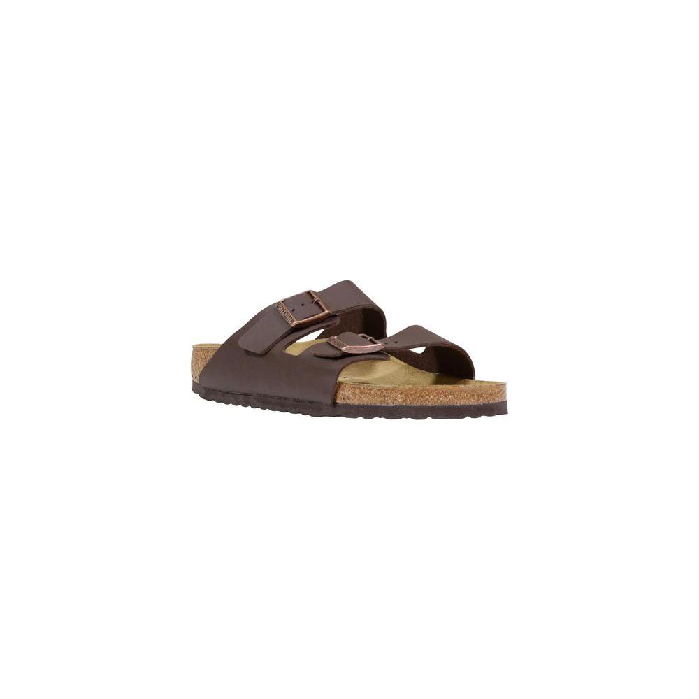 Sandales Birkenstock marron synthétiques