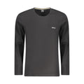 Hugo Boss Black Cotton Men T-Shirt