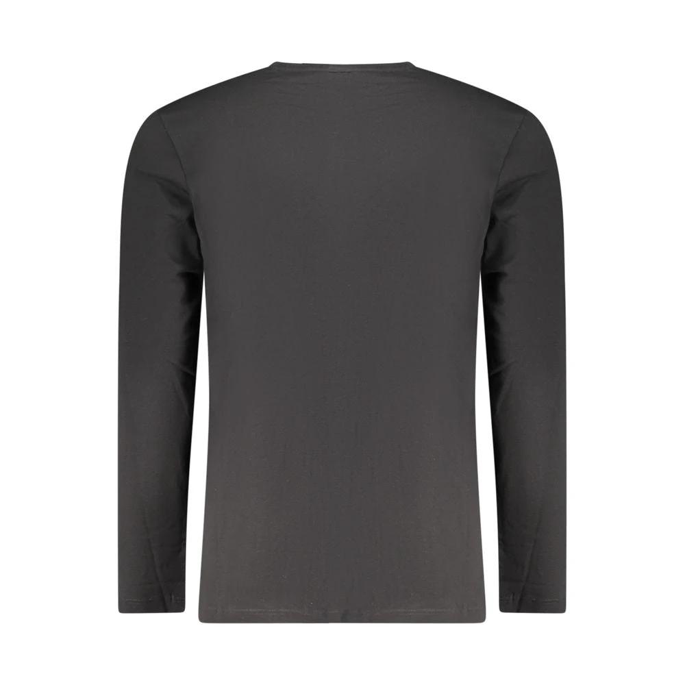 Hugo Boss Black Cotton Men T-Shirt