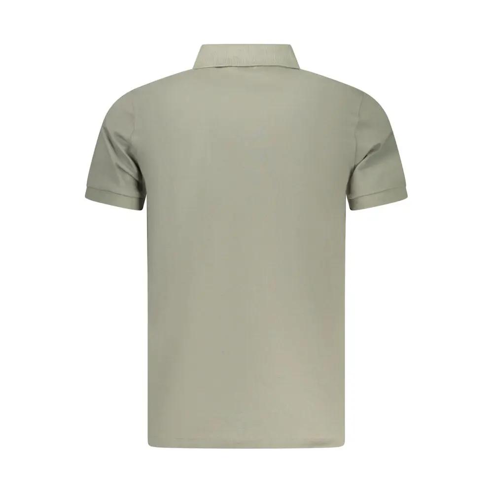 Polo Hugo Boss Verde en coton pour homme