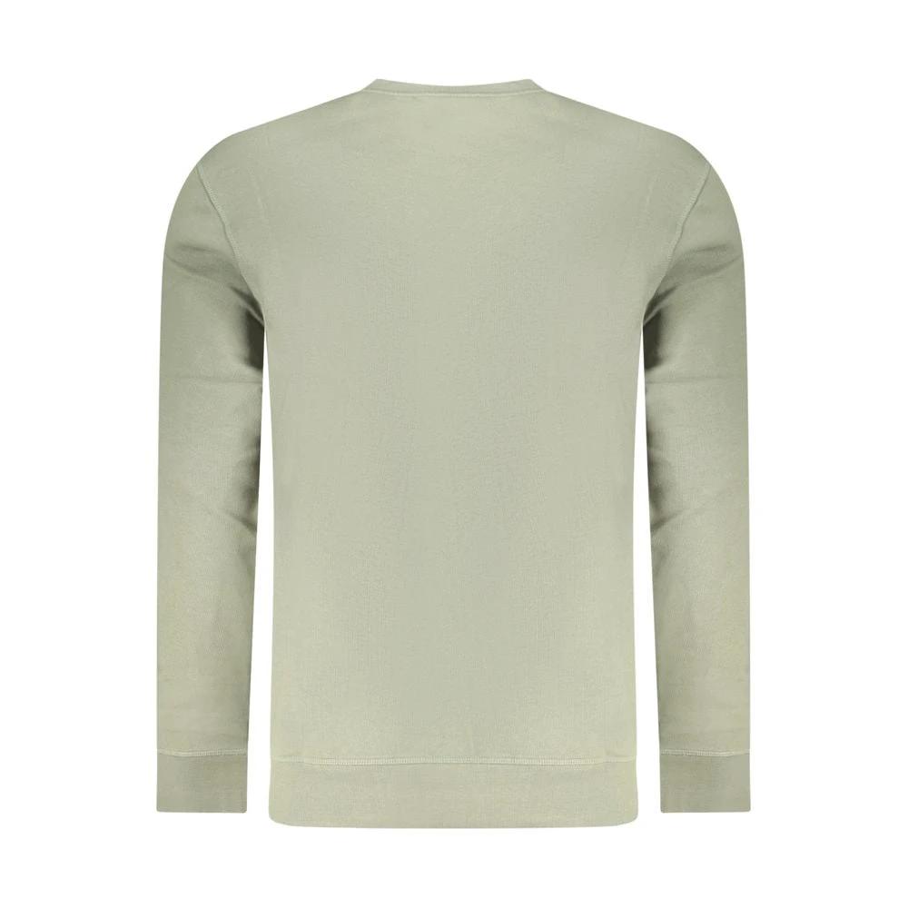 Sweat-shirt Hugo Boss Verde en coton pour homme