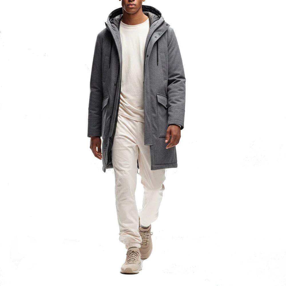 Manteau en cachemire gris Herno