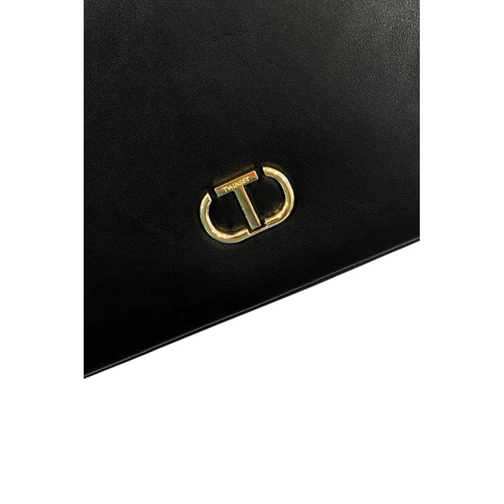 Sac bandoulière Twinset noir en PU pour femme