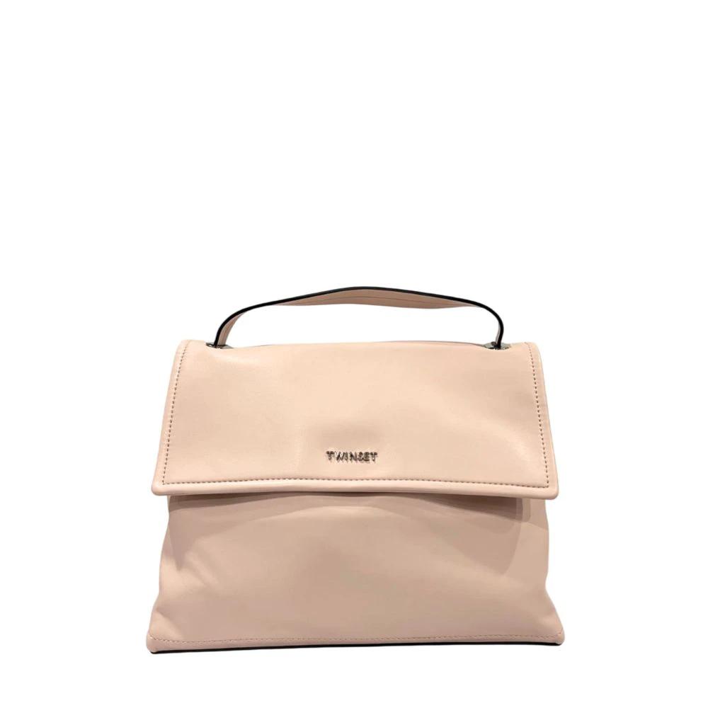 Twinset Pink PU Women Handbag Twinset