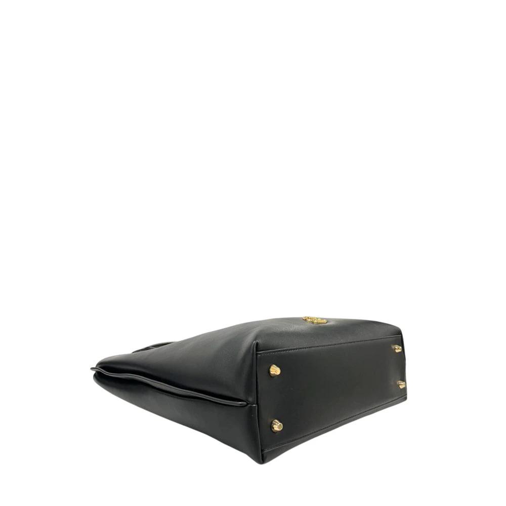 Twinset Black PU Women Shoulder Bag Twinset
