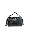 Twinset Black PU Women Shoulder Bag Twinset