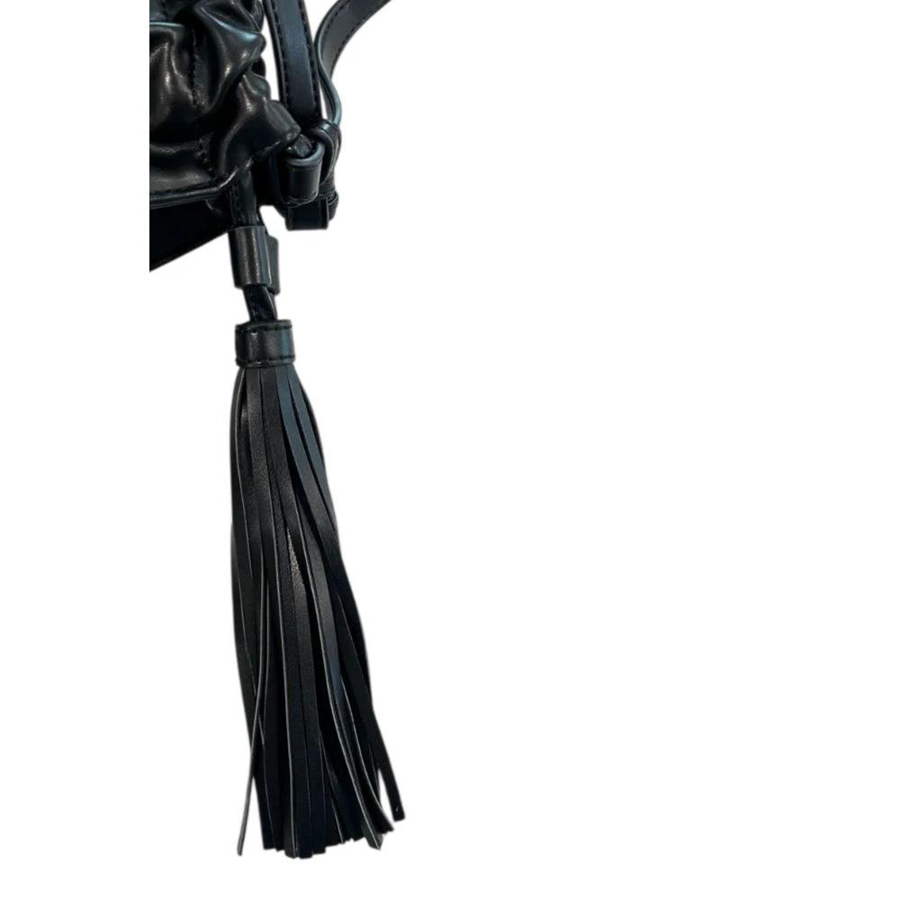 Sac bandoulière Twinset noir en PU pour femme