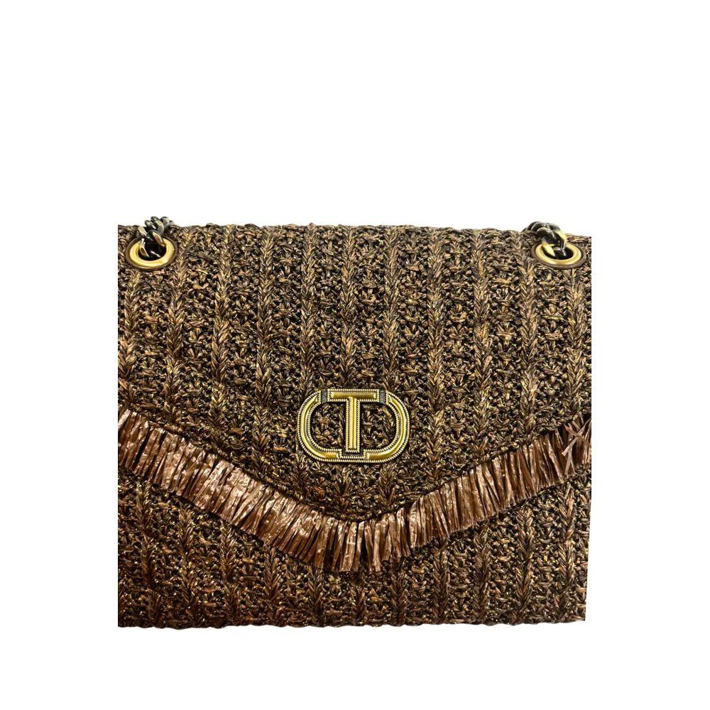 Twinset Brown Polypropylene Women Crossbody Bag