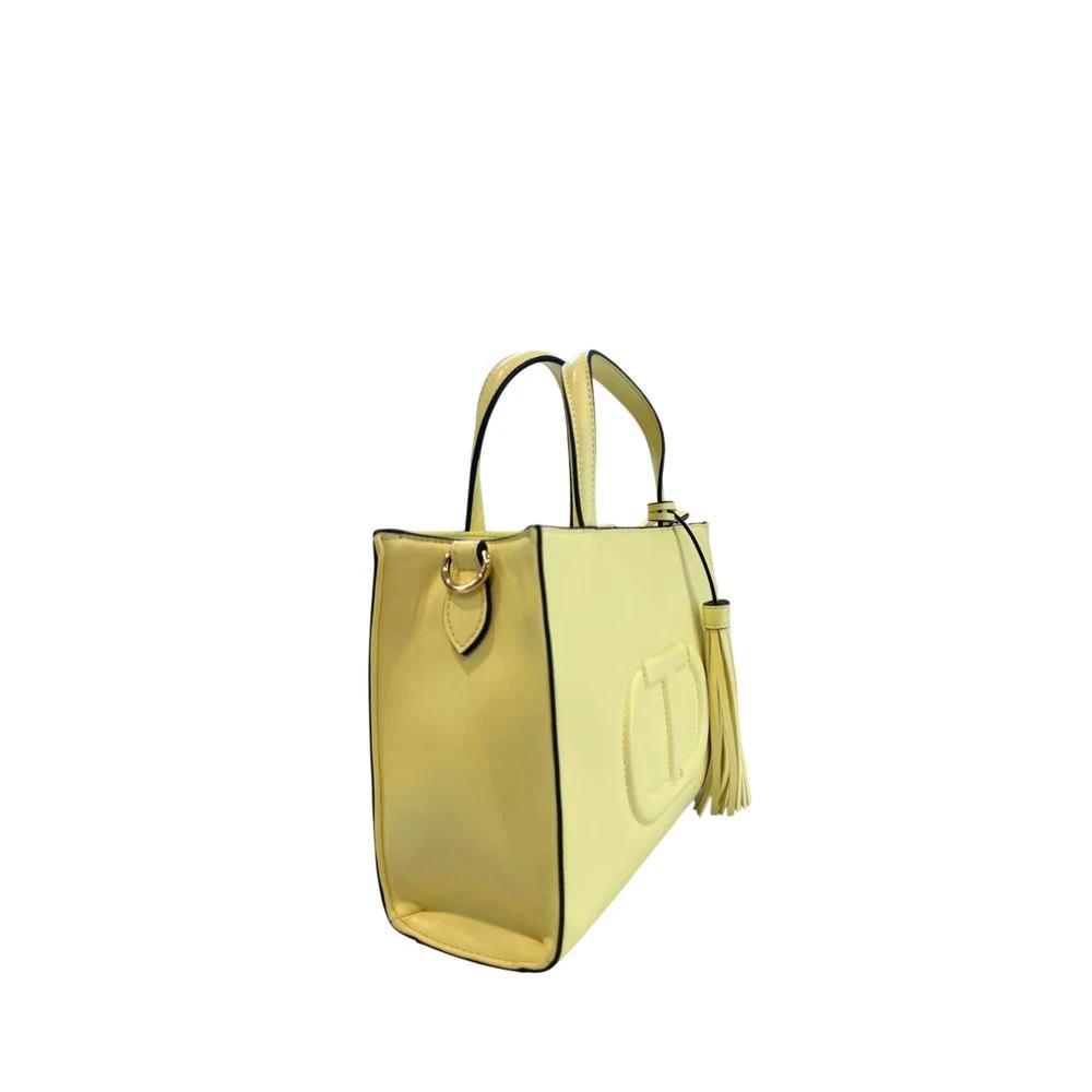 Sac bandoulière bicolore en polyéthylène Twinset