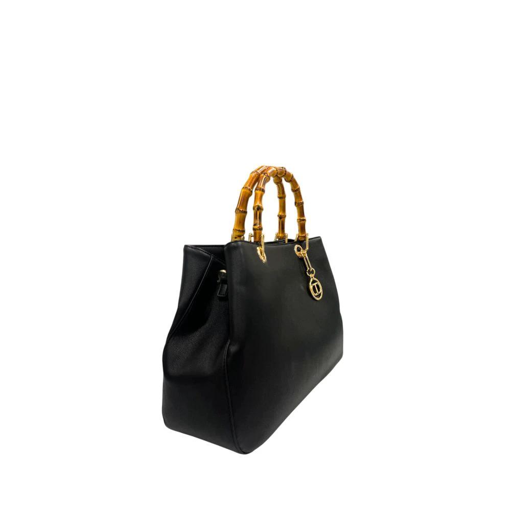 Twinset Black PU Women Handbag Twinset