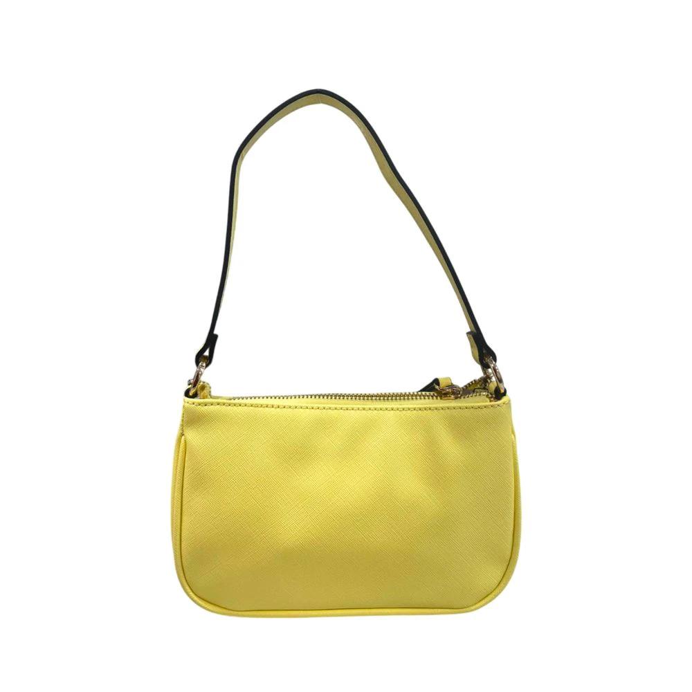 Sac bandoulière femme Twinset jaune en PU
