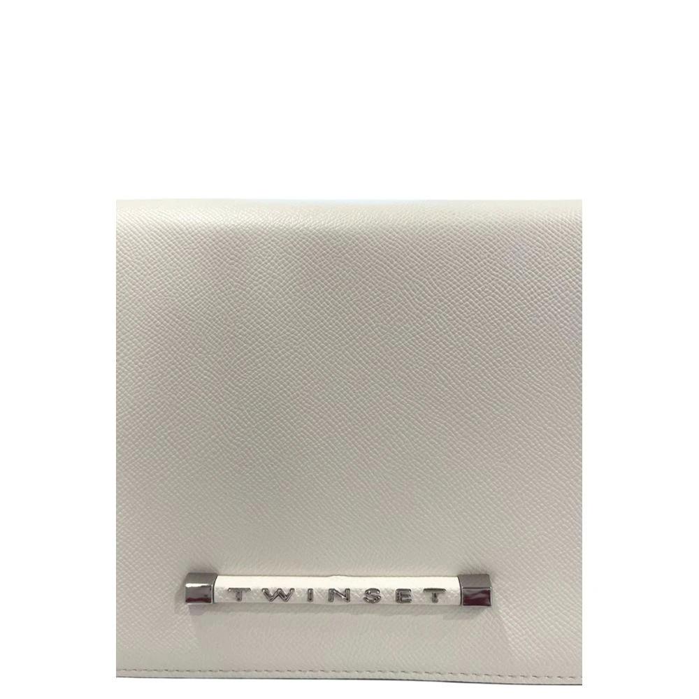 Sac bandoulière Twinset blanc en PU pour femme