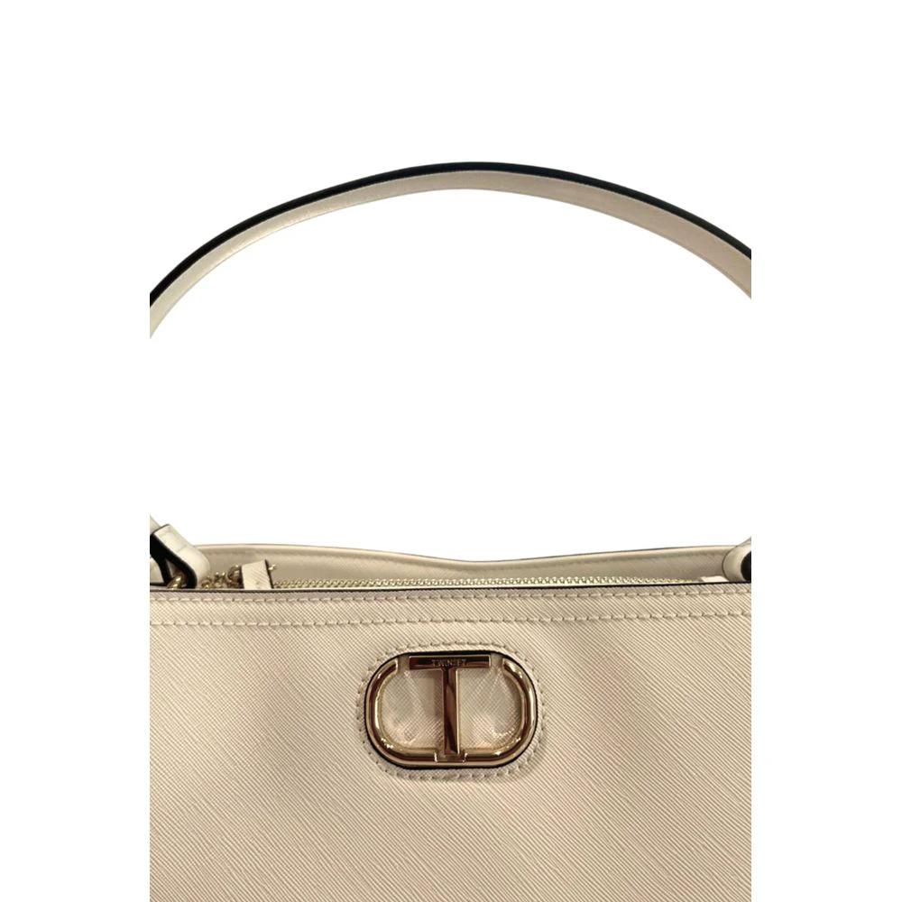Sac à main Twinset blanc en PU pour femme