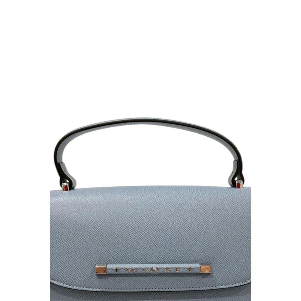 Sac à main Twinset bleu en PU pour femme