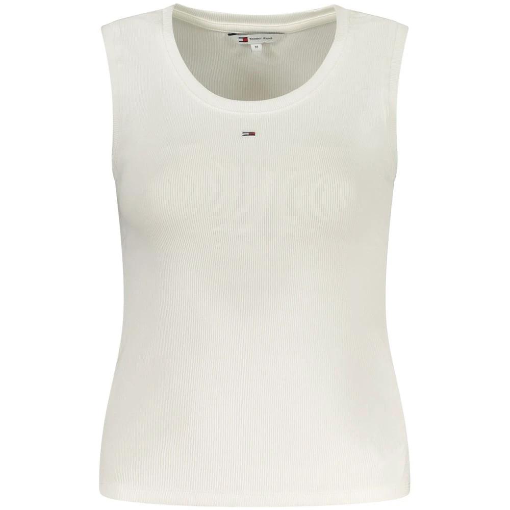 Tommy Hilfiger Bianco Cotton Women Tank Top