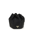 Sac à dos Prada en soie noire