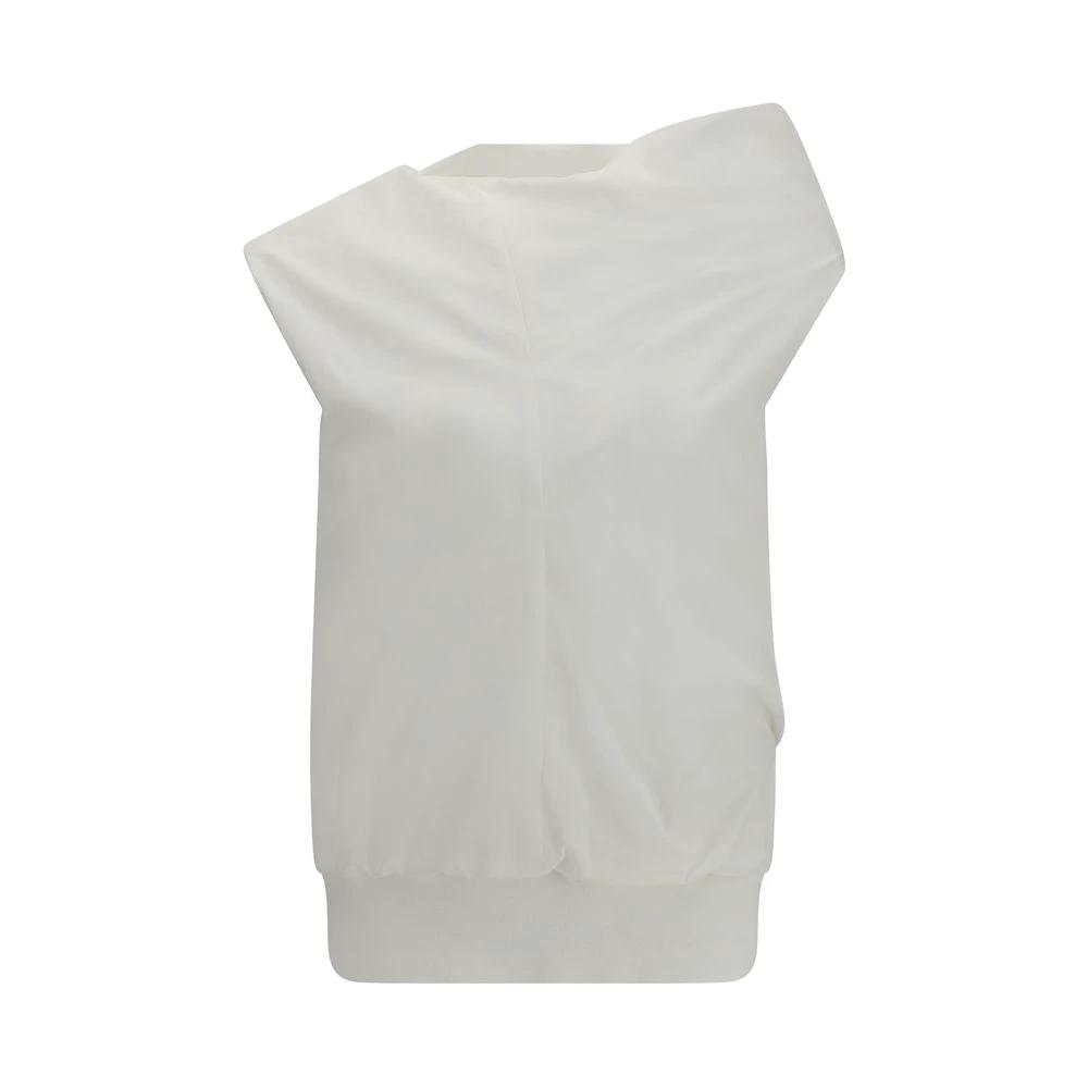 Sacai Sweat-shirt en polyester blanc