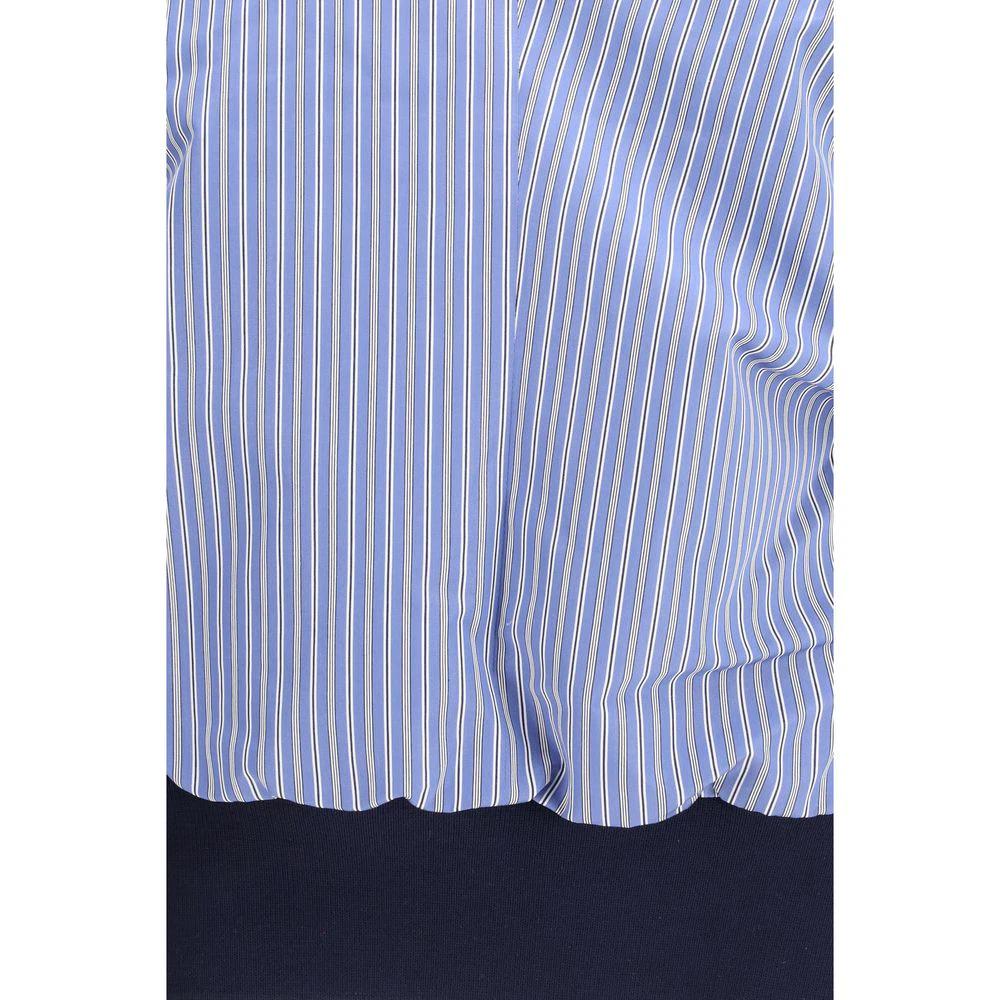 Sacai Blue Polyester Pattern Shirt