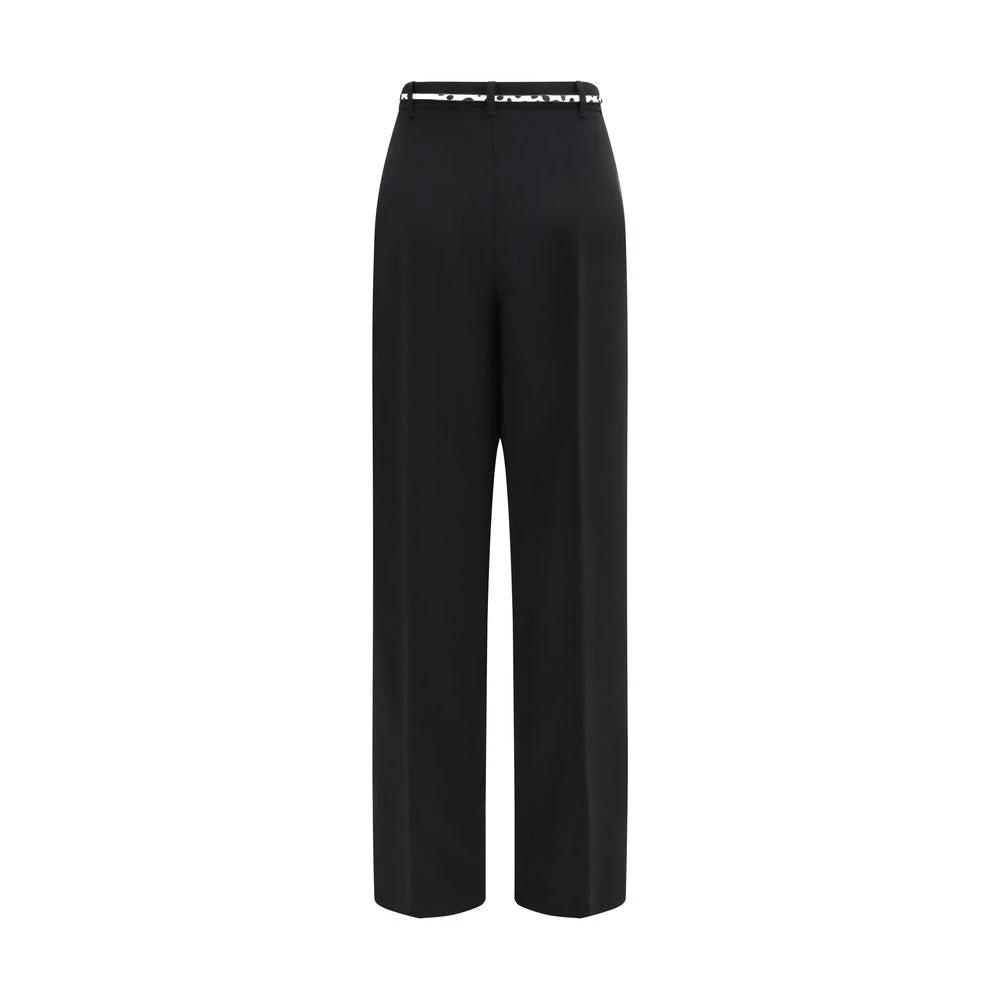 Pantalon décontracté Max Mara en triacétate noir