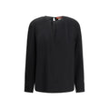 Blouse noire en triacétate Max Mara
