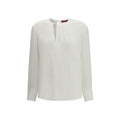Blouse blanche en triacétate Max Mara