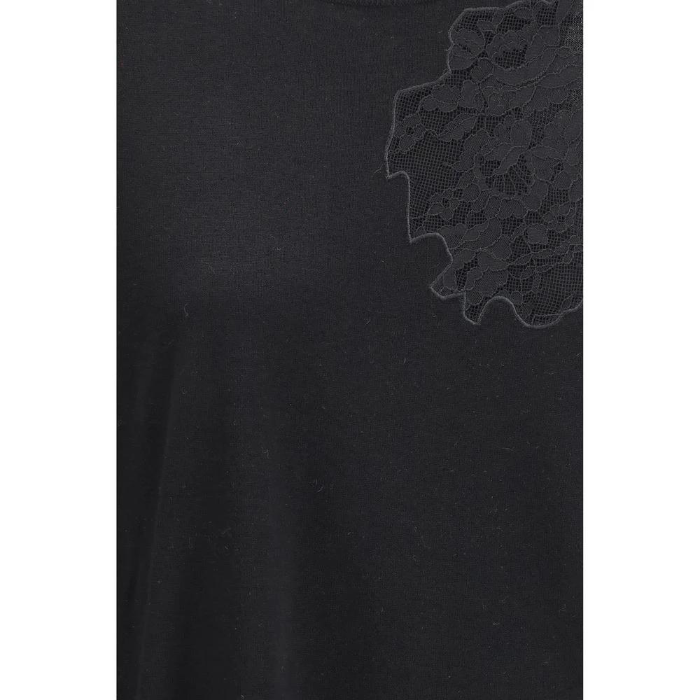 Max Mara Black Silk Sweatshirt
