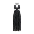 Robe longue noire en viscose Zimmermann