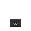 Portefeuille Ferragamo Bos Taurus en cuir de veau noir