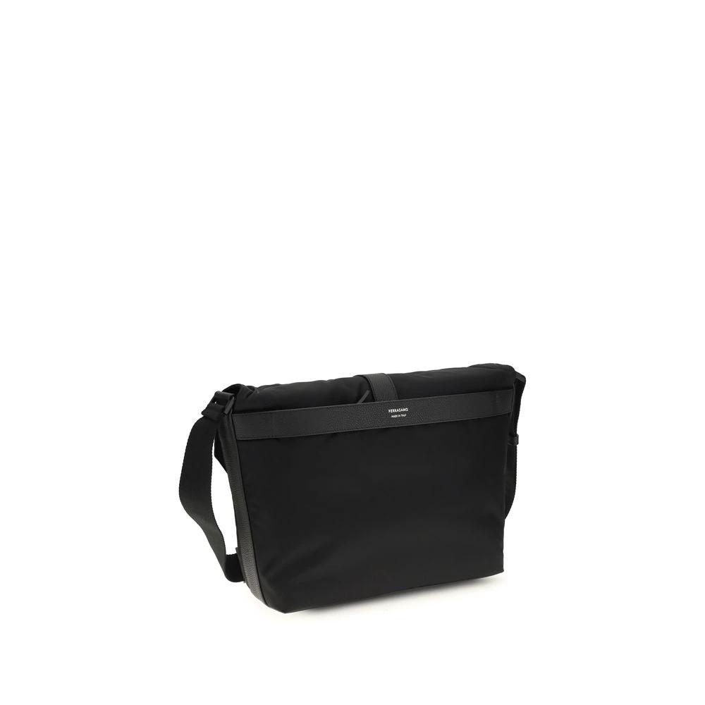 Ferragamo Black Nylon Handbag Ferragamo