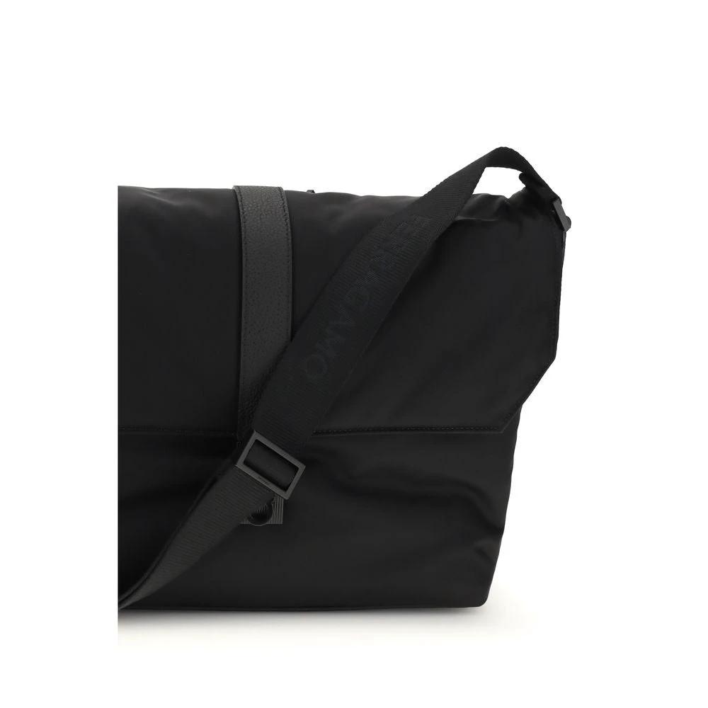 Ferragamo Black Nylon Handbag Ferragamo