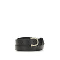 Ceinture Ferragamo Bos Taurus Regular en cuir de veau noir