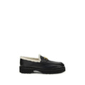 Mocassins à enfiler Valentino Garavani Bos Taurus en cuir de veau noir