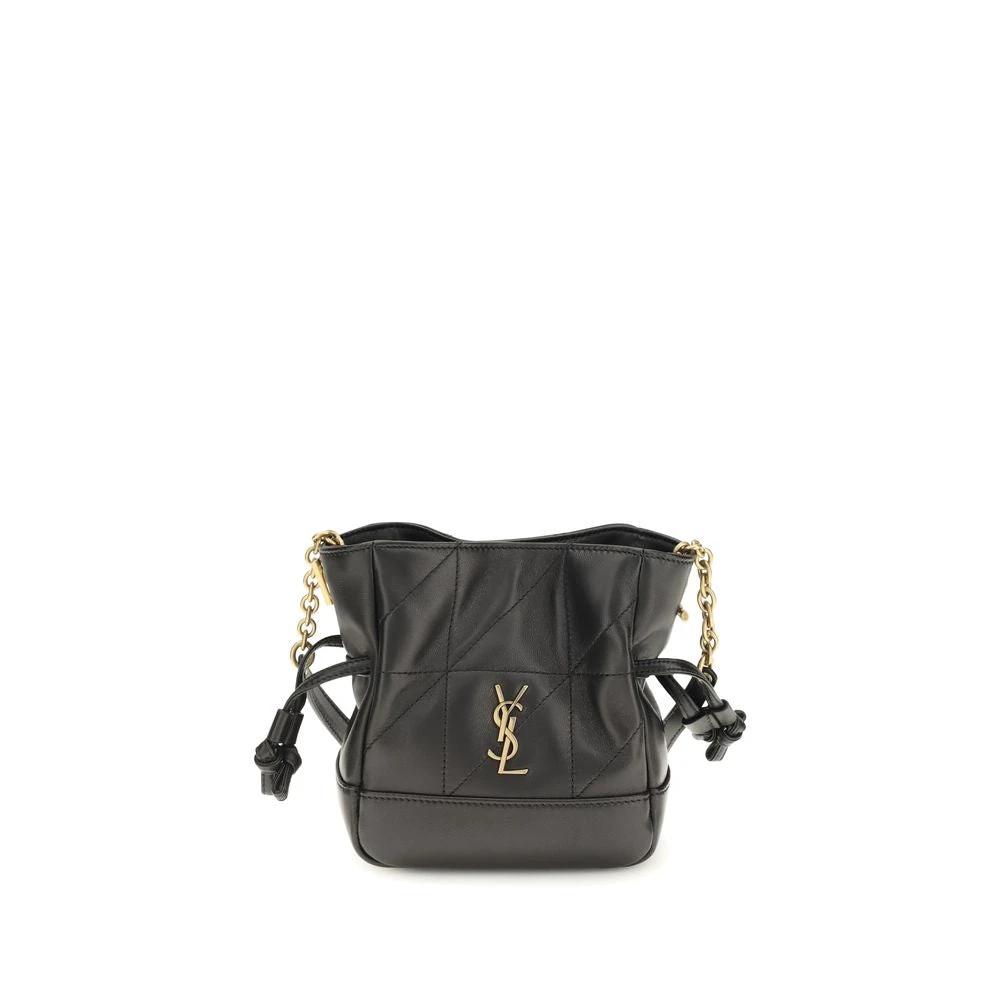 Sac bandoulière Saint Laurent Aries en agneau noir Ovis Avis