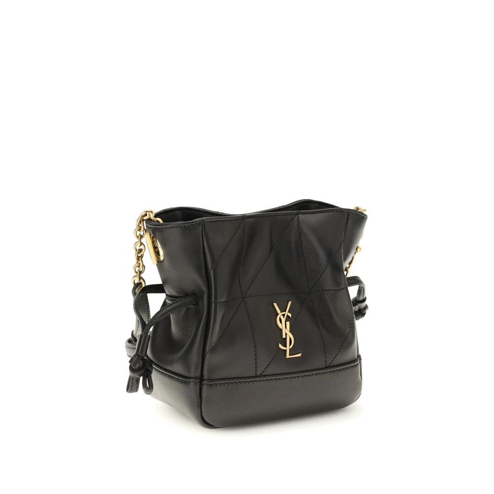 Sac bandoulière Saint Laurent Aries en agneau noir Ovis Avis