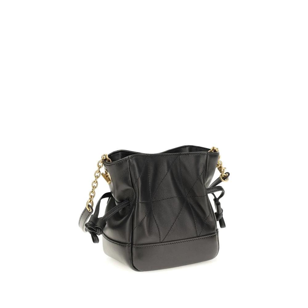 Sac bandoulière Saint Laurent Aries en agneau noir Ovis Avis