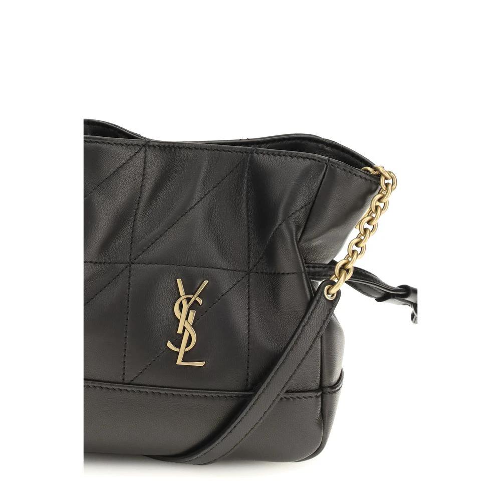 Sac bandoulière Saint Laurent Aries en agneau noir Ovis Avis