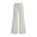 Jean évasé en coton blanc Diesel