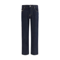 Diesel Black Cotton Slim Fit Jeans Diesel