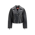 Veste en cuir noir Diesel