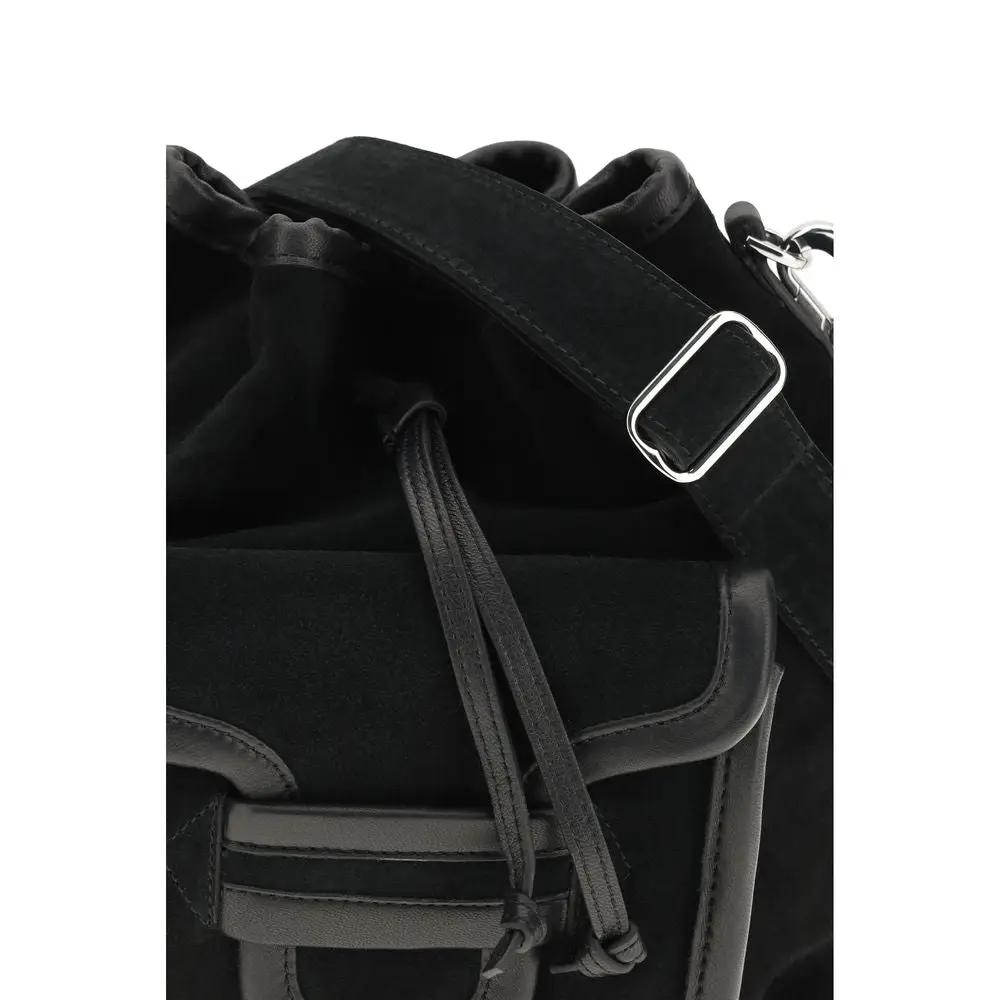 Pierre Hardy Black Calf Leather Bos Taurus Backet Bag