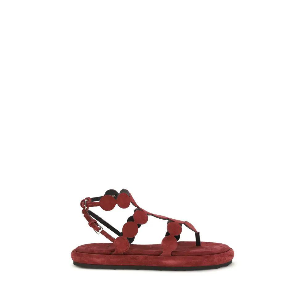 Pierre Hardy Pierre Hardy Brown Calf Leather Bos Taurus Platform Sandals