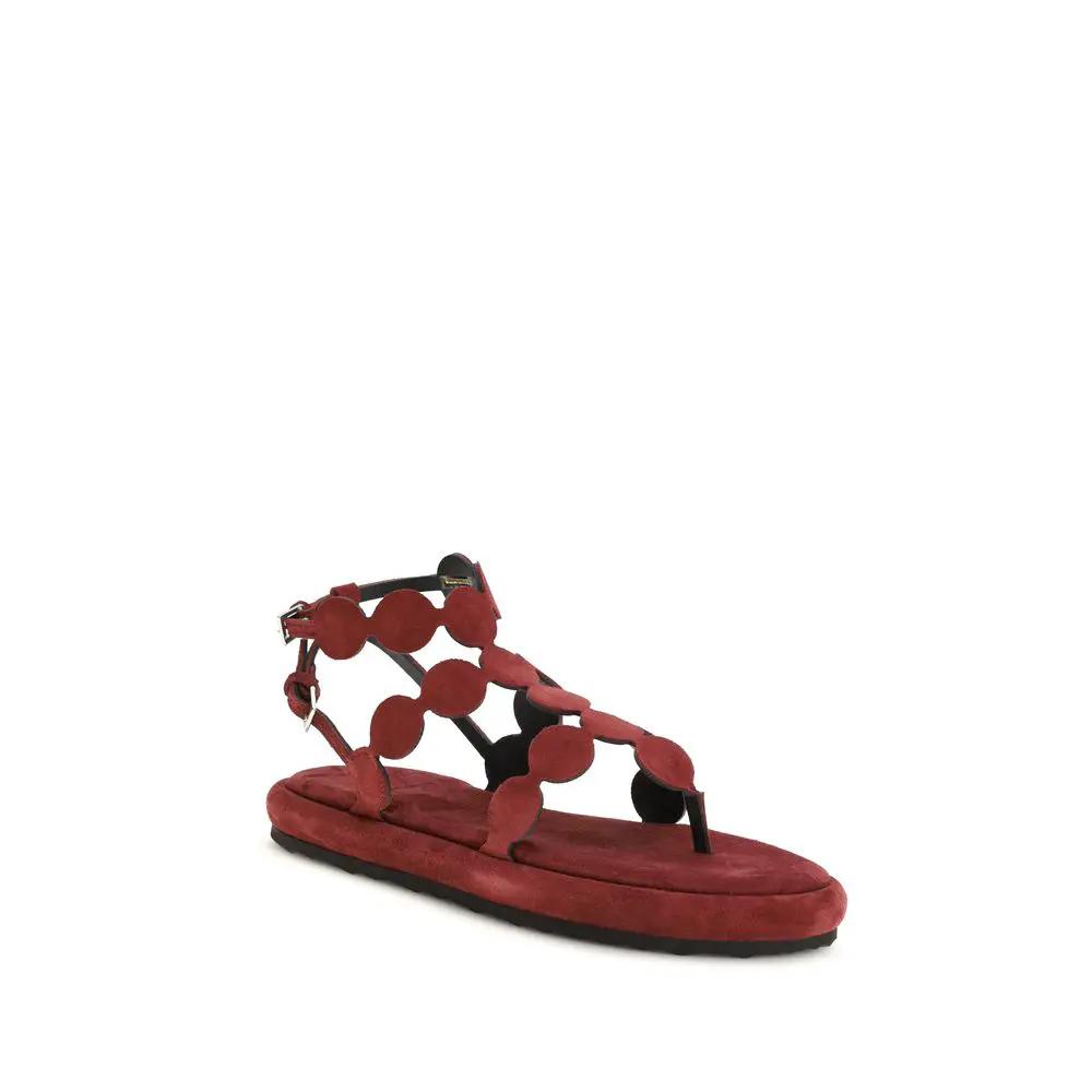 Pierre Hardy Pierre Hardy Brown Calf Leather Bos Taurus Platform Sandals