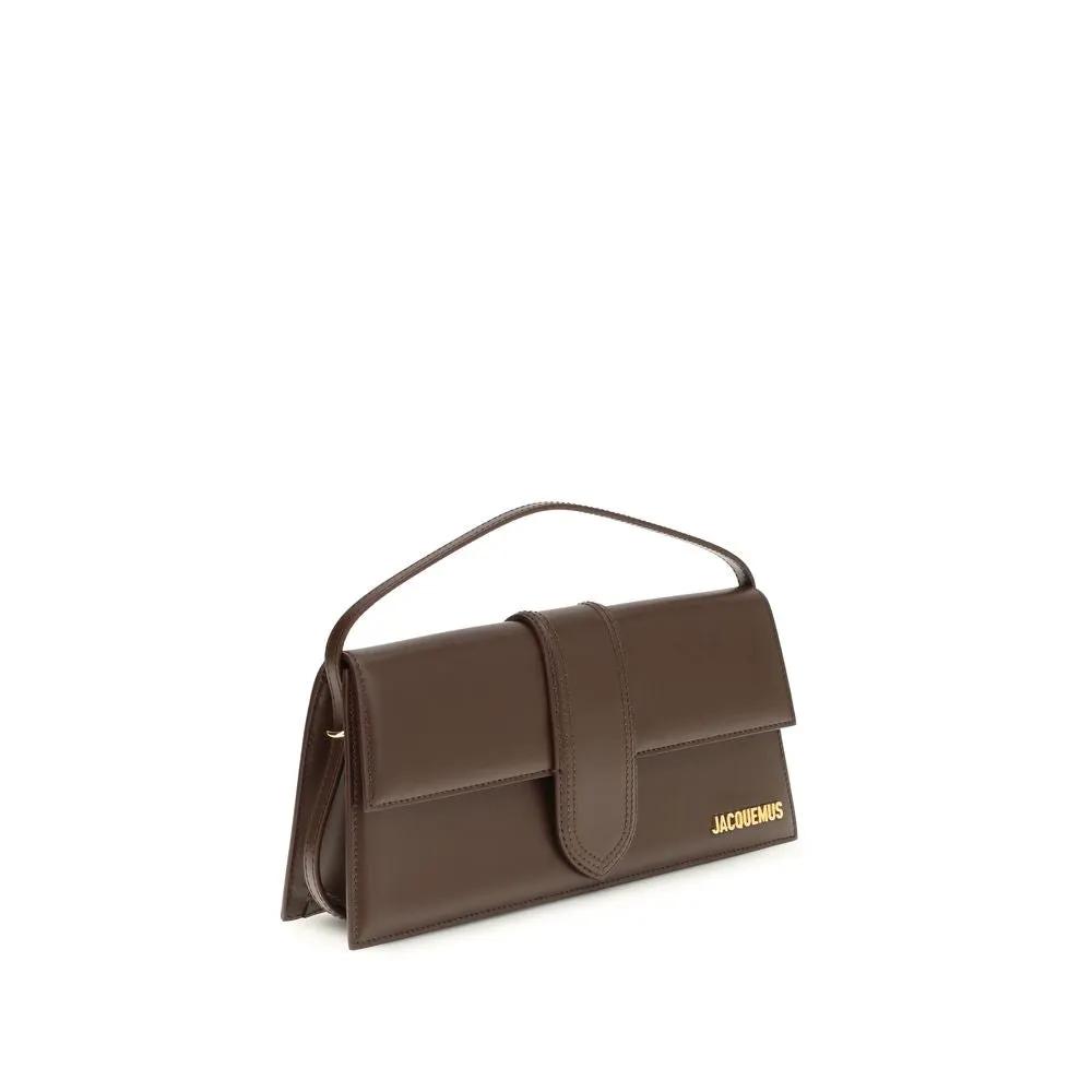 Sac bandoulière Jacquemus Bos Taurus en cuir de veau marron