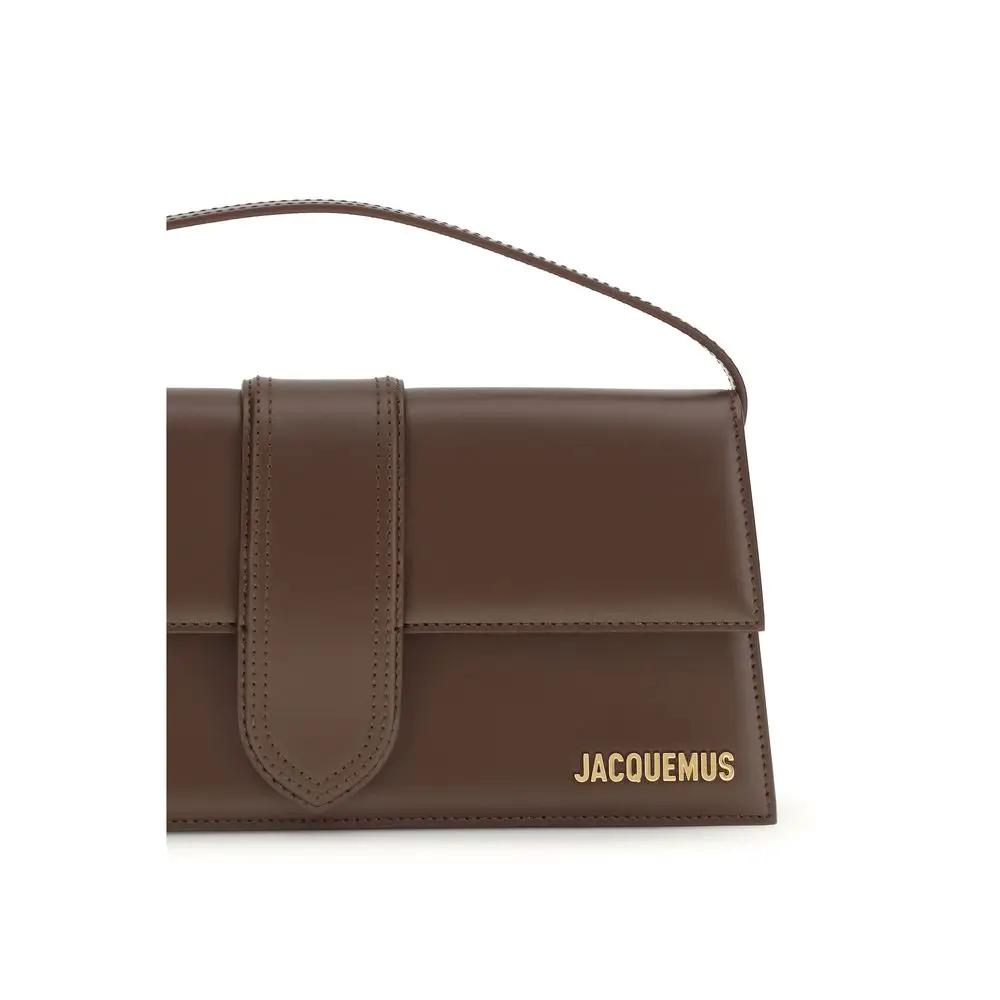 Sac bandoulière Jacquemus Bos Taurus en cuir de veau marron